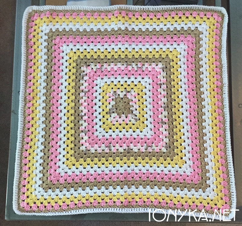 Threads by ionyka - Granny Square Gift Blanket1