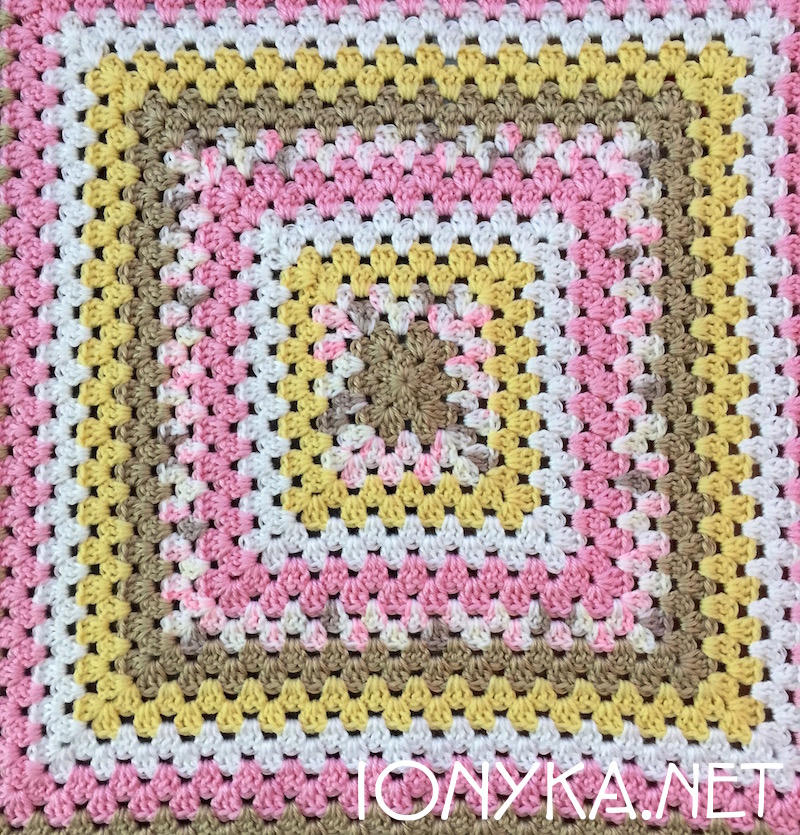 Threads by ionyka - Granny Square Gift Blanket2