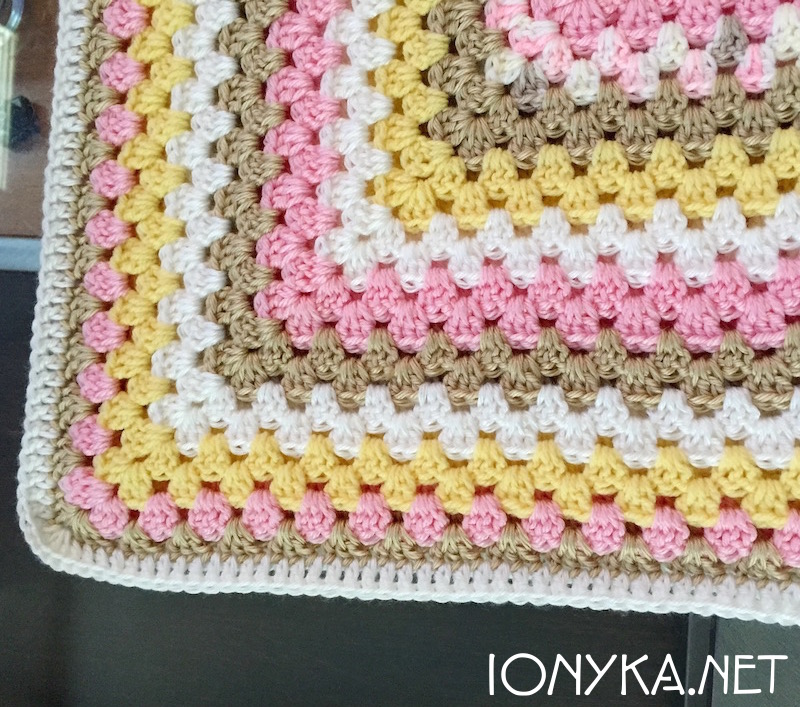 Threads by ionyka - Granny Square Gift Blanket4